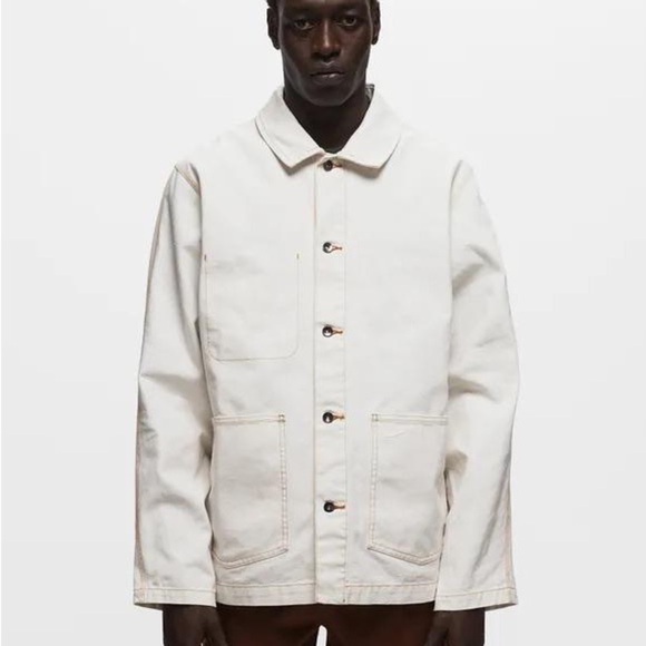 Vintage retro Nike denim jean jacket coat parka - Picture 2 of 12